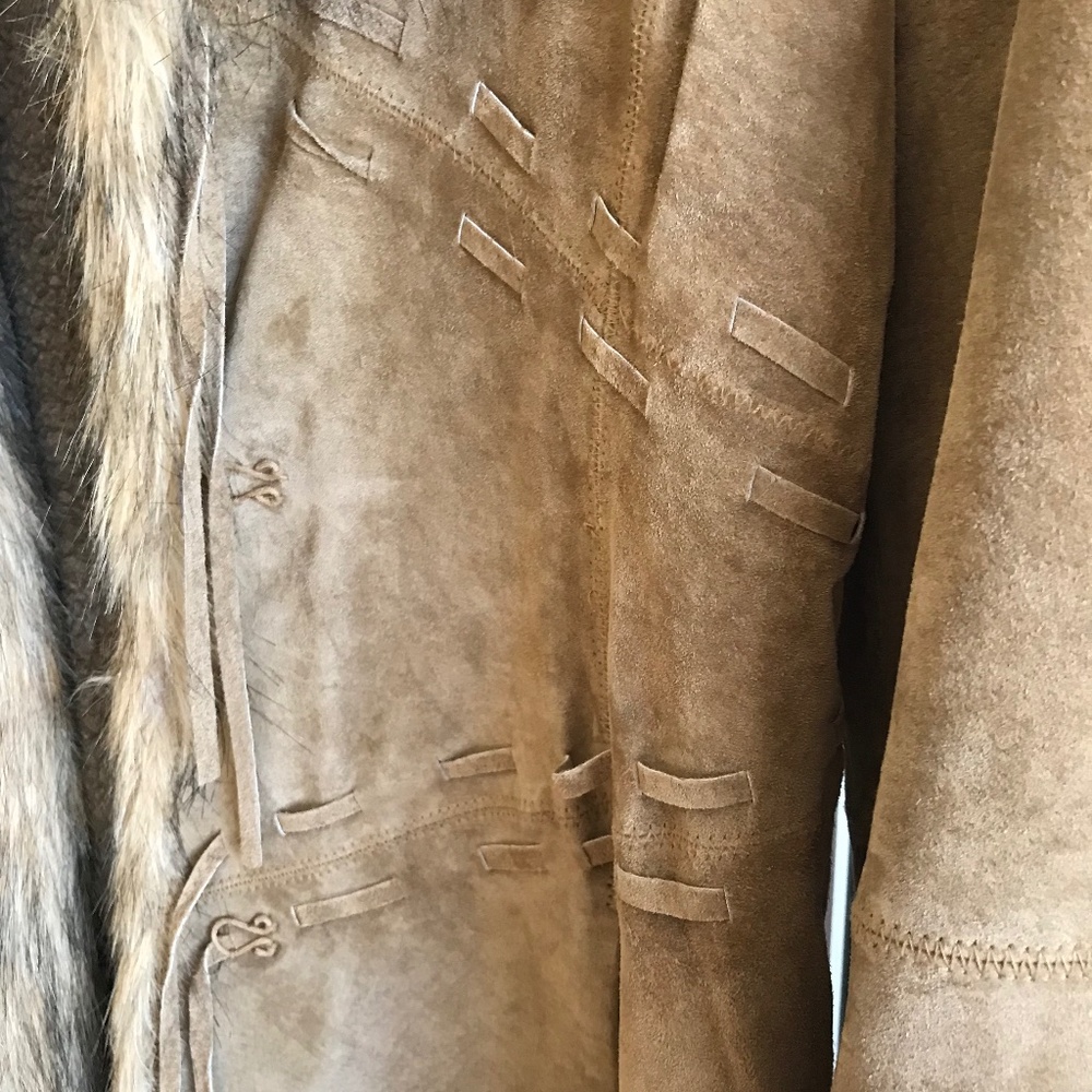 XOXO suede coat